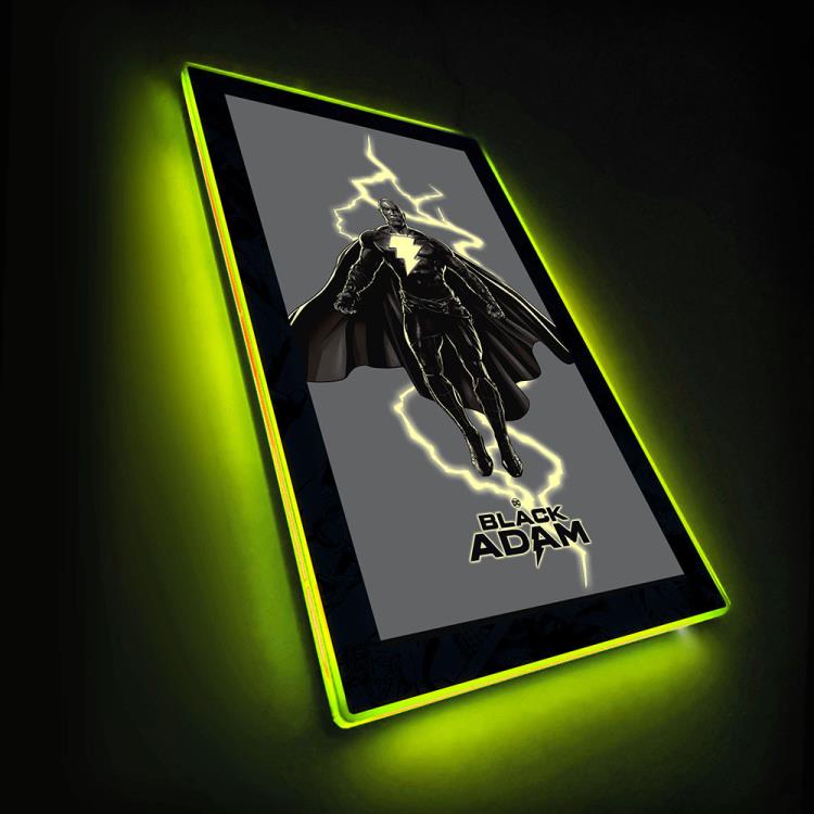 Black Adam Mini LED Poster Sign Gallery Image 4
