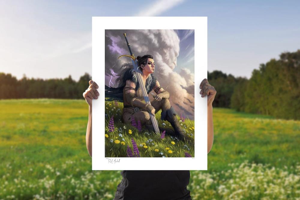 Critical Role Yasha Nydoorin: Champion of the Stormlord Art Print Gallery Image 3
