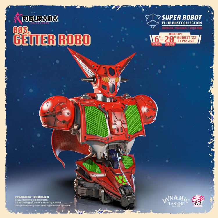 Getter Robo Super Robot Elite Getter 1 1/4 Scale Limited Edition Bust Gallery Image 4