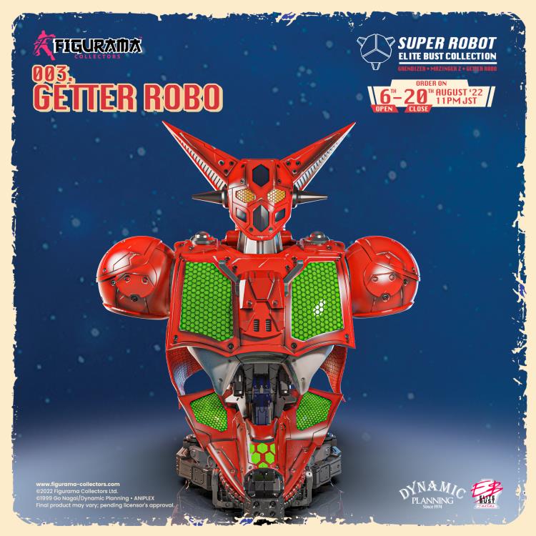 Getter Robo Super Robot Elite Getter 1 1/4 Scale Limited Edition Bust Gallery Image 3
