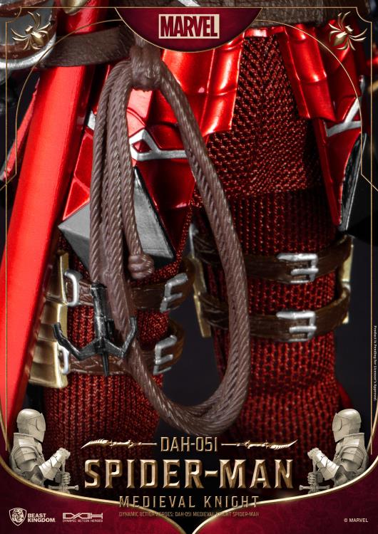 Marvel Dynamic 8ction Heroes DAH-051 Medieval Knight Spider-Man Gallery Image 8