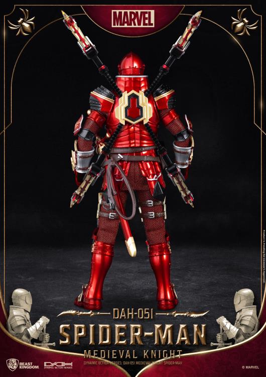 Marvel Dynamic 8ction Heroes DAH-051 Medieval Knight Spider-Man Gallery Image 5
