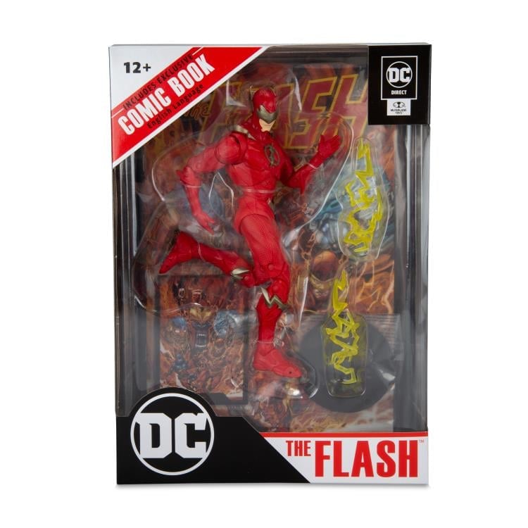 The Flash Page Punchers 7" The Flash (Barry Allen) Figure with Comic Gallery Image 12