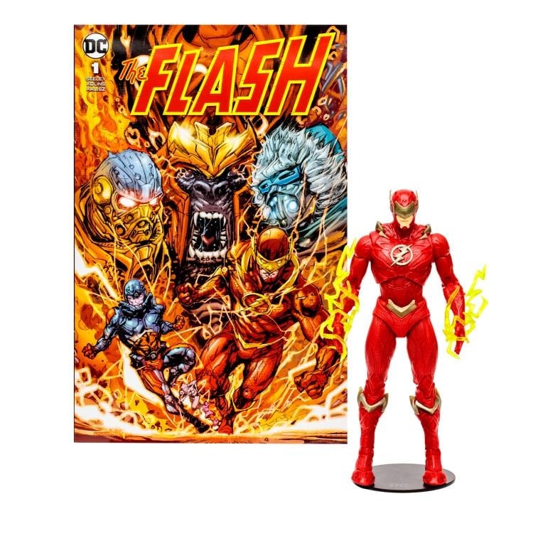 The Flash Page Punchers 7" The Flash (Barry Allen) Figure with Comic Gallery Image 10