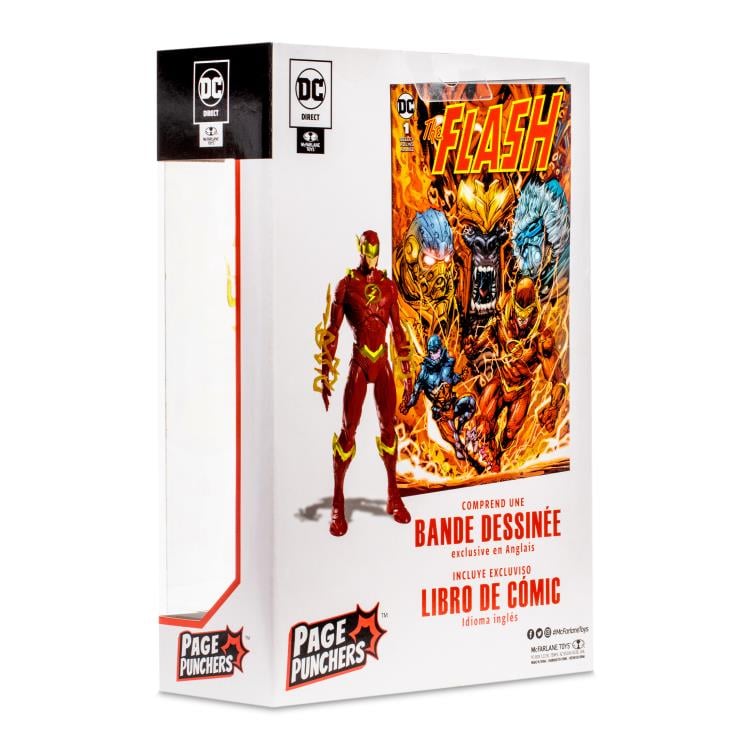 The Flash Page Punchers 7" The Flash (Barry Allen) Figure with Comic Gallery Image 14