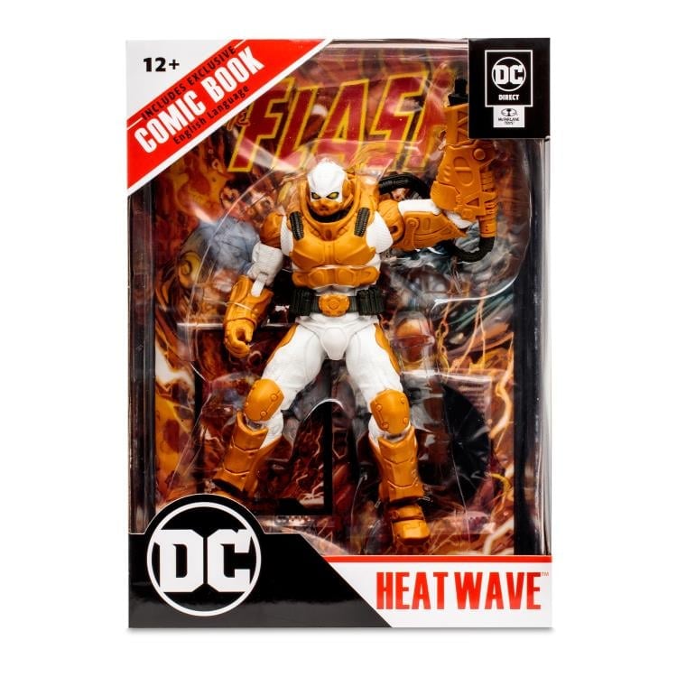The Flash Page Punchers 7" Heat Wave Figure with Comic Gallery Image 12