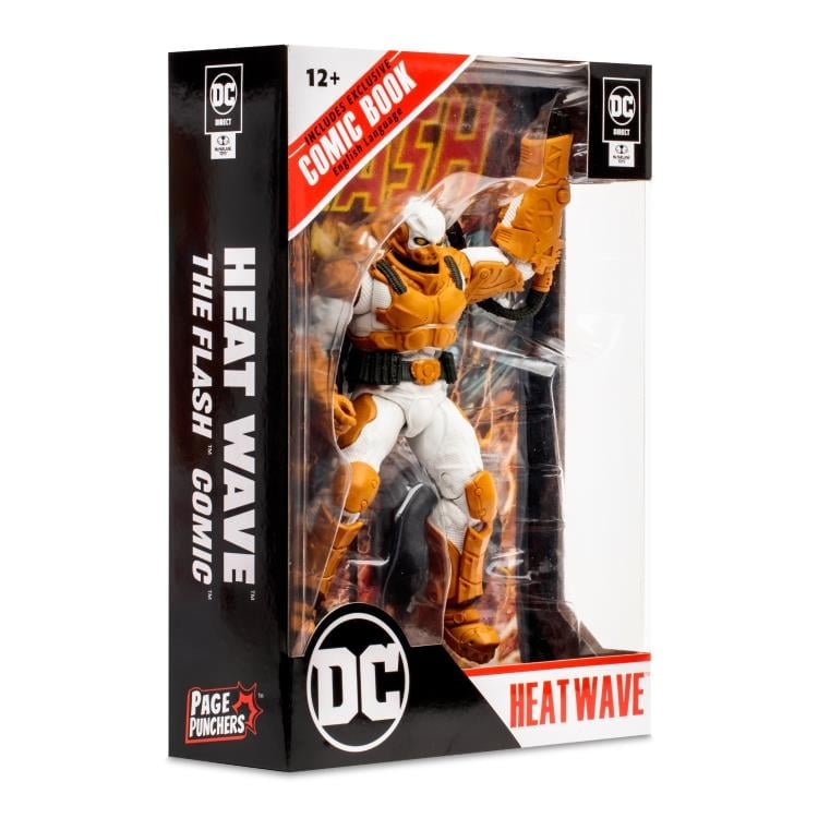 The Flash Page Punchers 7" Heat Wave Figure with Comic Gallery Image 13