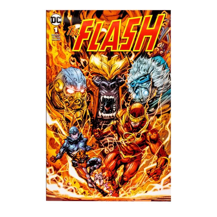 The Flash Page Punchers 7" Heat Wave Figure with Comic Gallery Image 11