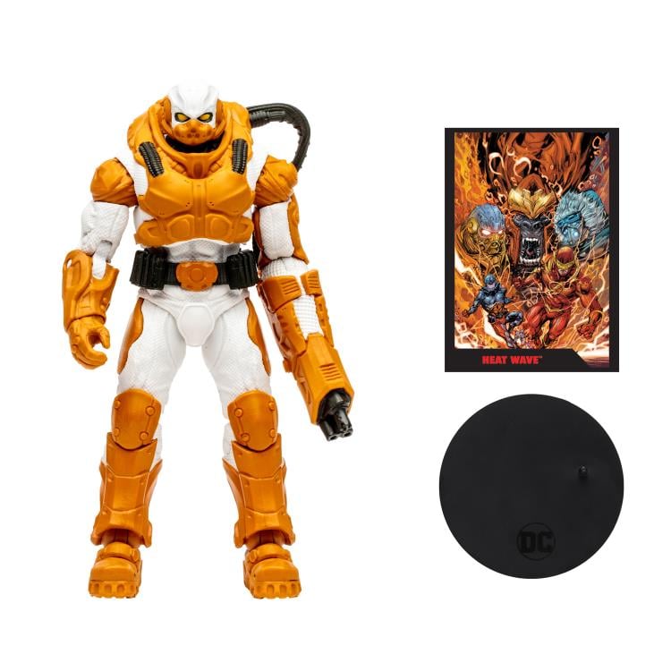 The Flash Page Punchers 7" Heat Wave Figure with Comic Gallery Image 9