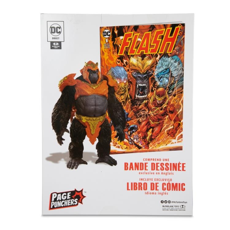 The Flash Page Punchers 7" Gorilla Grodd Figure with Comic Gallery Image 13