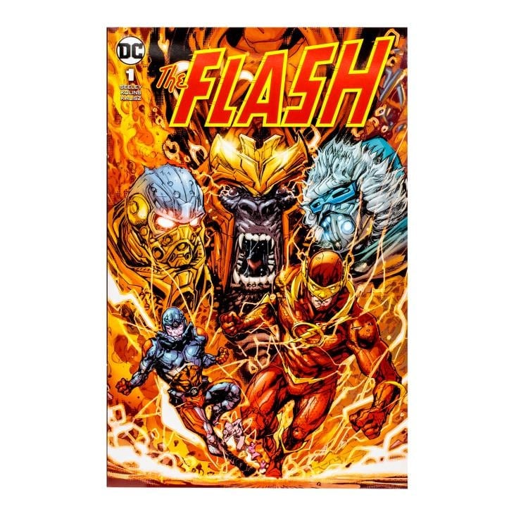 The Flash Page Punchers 7" Gorilla Grodd Figure with Comic Gallery Image 10