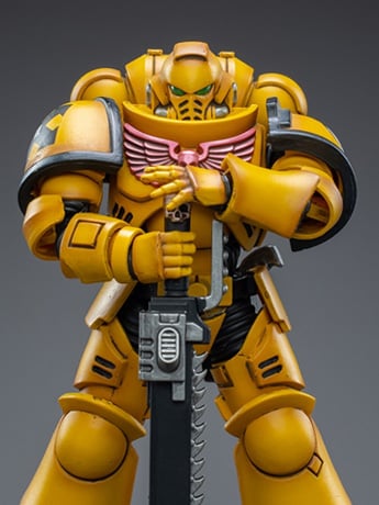 Warhammer 40K Imperial Fists Intercessors 1/18 Scale Figure Gallery Image 2