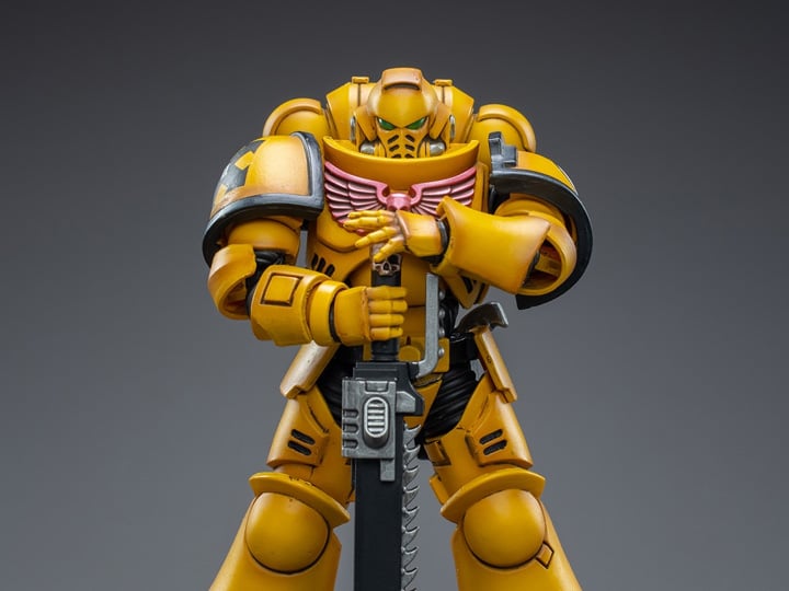 Warhammer 40K Imperial Fists Intercessors 1/18 Scale Figure Gallery Image 1