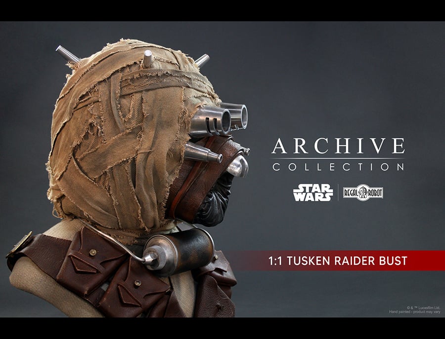 Star Wars Archive Collection Tusken Raider Life-Sized Limited Edition Bust Gallery Image 13