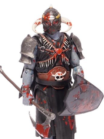 Frank Frazetta FigBiz Death Dealer (Blood Splatter Variant) 5" Exclusive Action Figure Gallery Image 2