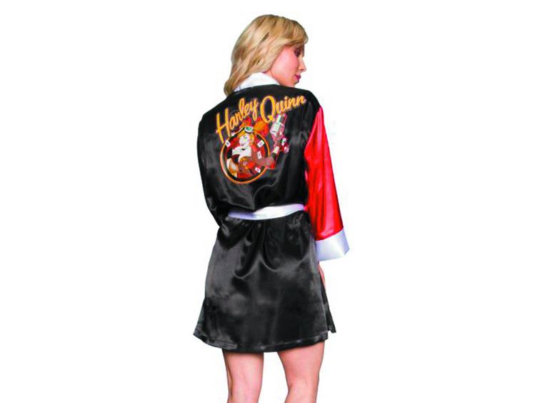 Women's DC Bombshells Satin Robe PX Previews Exclusive - Harley Quinn / Gallery Image 1