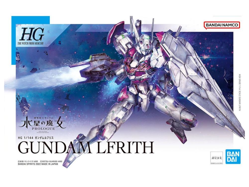 Mobile Suit Gundam: The Witch from Mercury HGTWFM Gundam Lfrith 1/144 Scale Model Kit Gallery Image 14