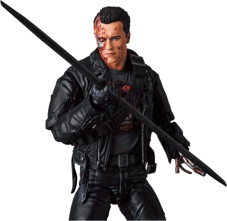 MAFEX No. 191 Battle Damaged Terminator T-800 Figure