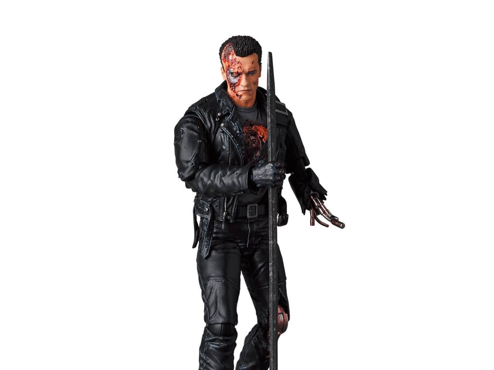 MAFEX No. 191 Battle Damaged Terminator T-800 Figure