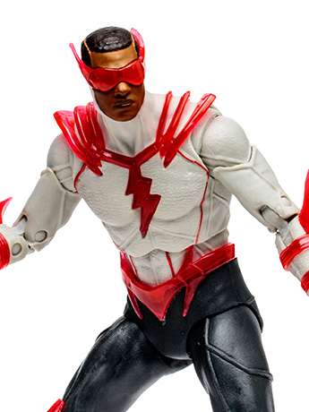 Dark Nights Death Metal: Speed Metal DC Multiverse Kid Flash Action Figure (Collect to Build: The Darkest Knight) Gallery Image 2