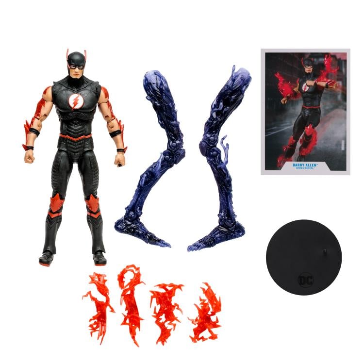 Dark Nights Death Metal: Speed Metal DC Multiverse Barry Allen Action Figure (Collect to Build: The Darkest Knight) Gallery Image 9
