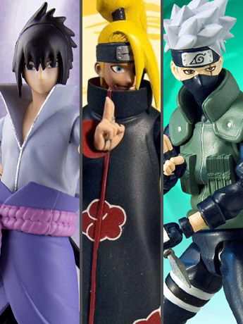 Naruto: Shippuden Poseable Action Figure Wave 4 Set of 3 Figures Gallery Image 2