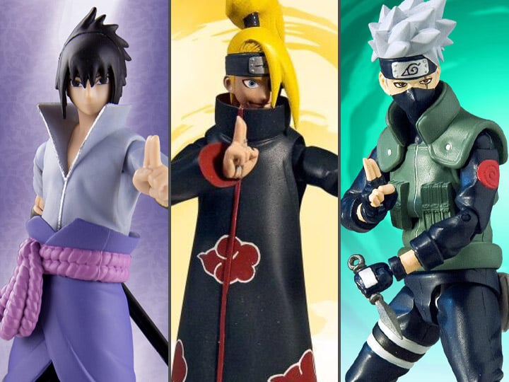 Naruto: Shippuden Poseable Action Figure Wave 4 Set of 3 Figures Gallery Image 1