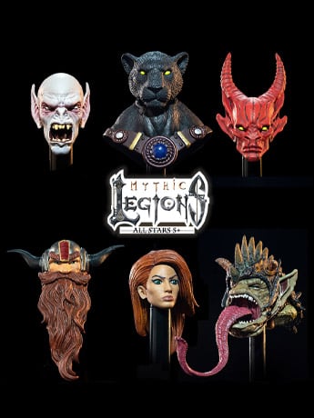 Mythic Legions: All-Stars Heads Pack 1 Gallery Image 2