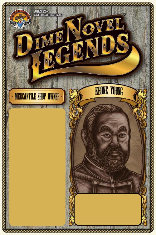Dime Novel Legends Keone Young Mercantile Shop Owner Figure Gallery Image 5