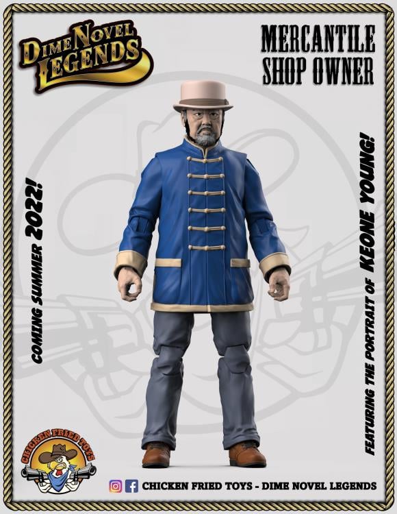 Dime Novel Legends Keone Young Mercantile Shop Owner Figure Gallery Image 3