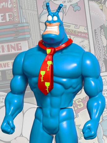 The Tick Longbox Heroes The Tick in Disguise 5" BBTS Exclusive Figure Gallery Image 2