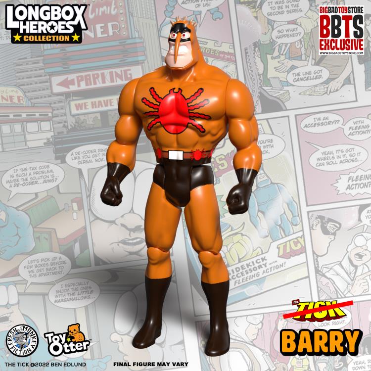 The Tick Longbox Heroes Barry 5" BBTS Exclusive Figure Gallery Image 3