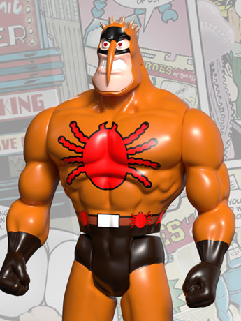 The Tick Longbox Heroes Barry 5" BBTS Exclusive Figure Gallery Image 2