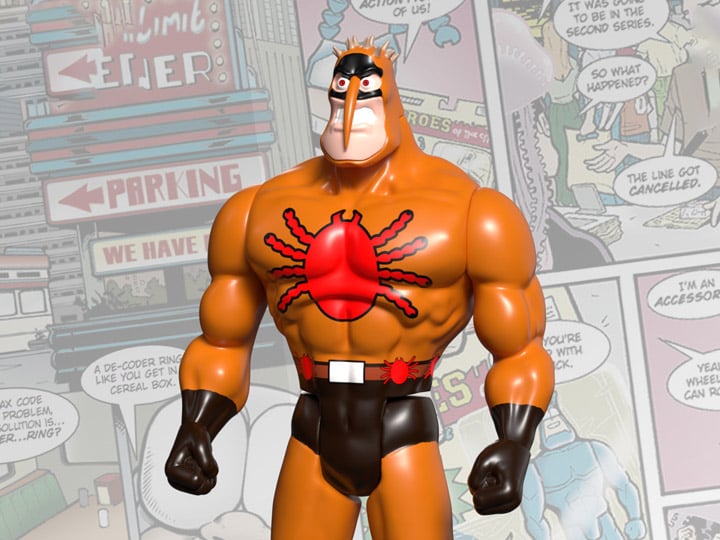 The Tick Longbox Heroes Barry 5" BBTS Exclusive Figure Gallery Image 1