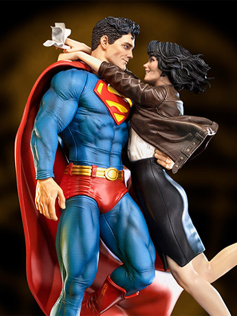【lois Superman】 DC Comics Superman and Lois Lane 1/6 Scale Diorama