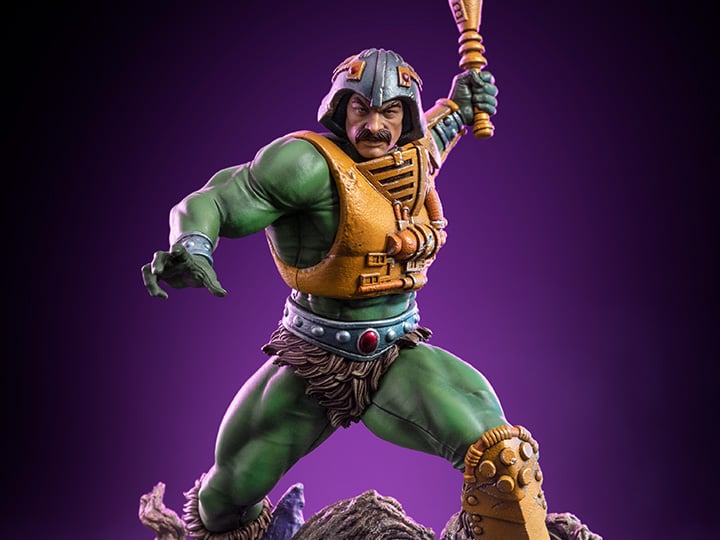 Masters of the Universe Battle Diorama Series Man-At-Arms 1/10 Art Scale Statue Gallery Image 1
