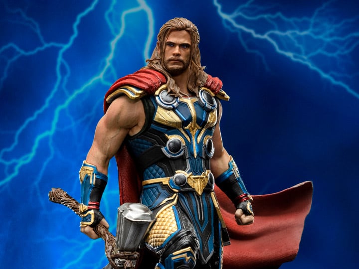 Thor: Love and Thunder Battle Diorama Series Thor 1/10 Art Scale Statue Gallery Image 1