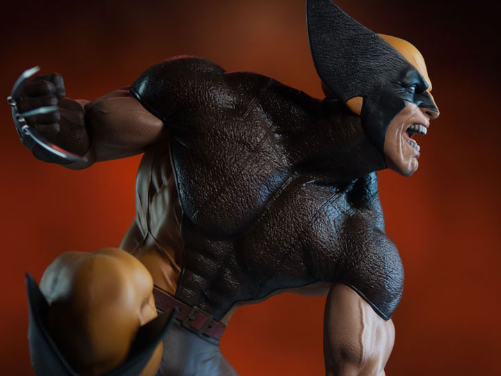 Marvel Premium Format Wolverine Brown Costume Gallery Image 1