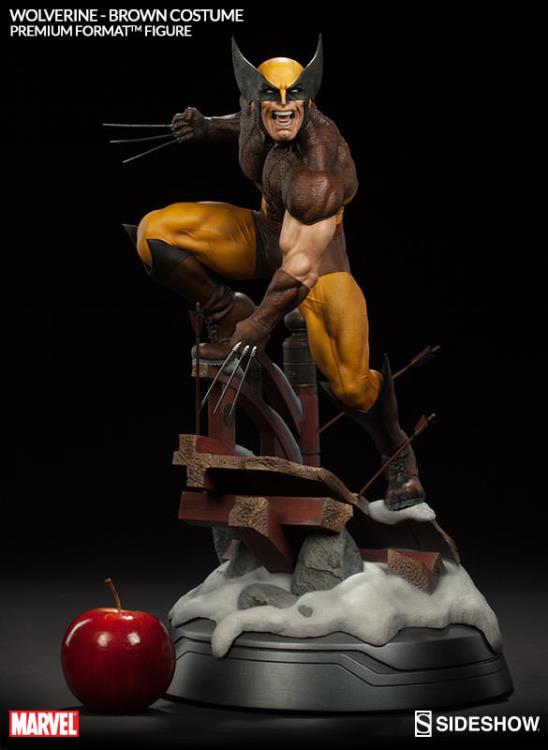 Marvel Premium Format Wolverine Brown Costume Gallery Image 3