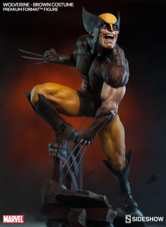Marvel Premium Format Wolverine Brown Costume Gallery Image 10