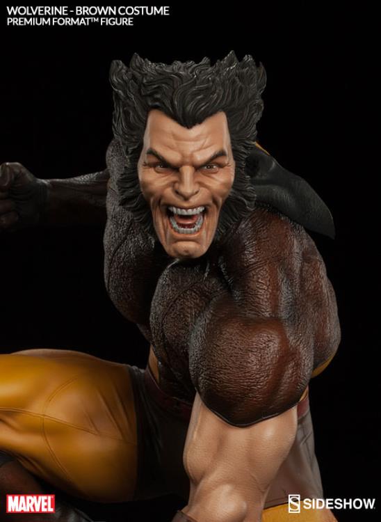 Marvel Premium Format Wolverine Brown Costume Gallery Image 9