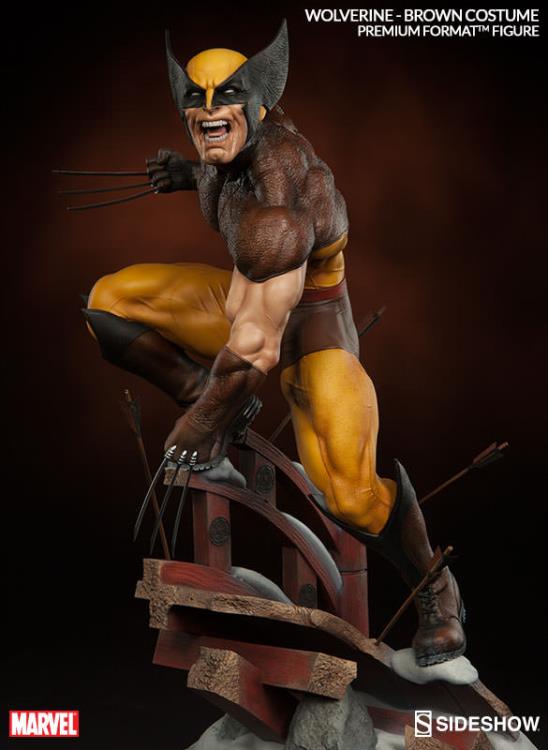 Marvel Premium Format Wolverine Brown Costume Gallery Image 11