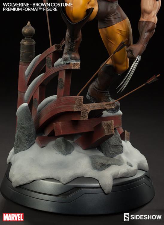 Marvel Premium Format Wolverine Brown Costume Gallery Image 8