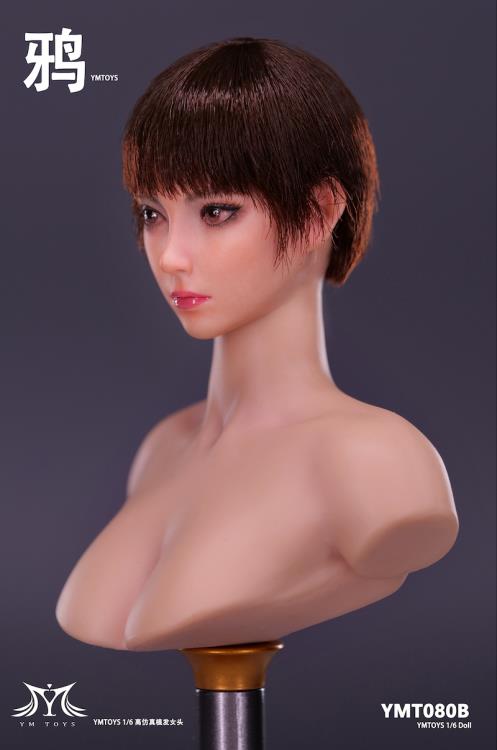 Female Head Sculpt 1/6 Scale Accessory (YMT080B) Gallery Image 5
