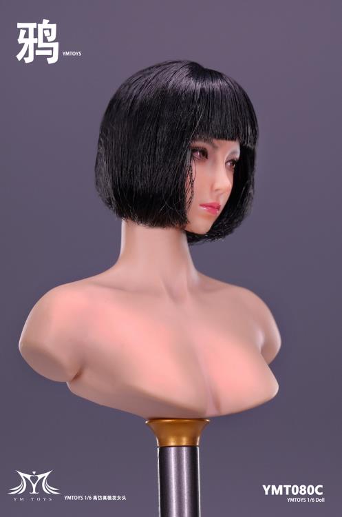Female Head Sculpt 1/6 Scale Accessory (YMT080C) Gallery Image 5