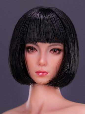 Female Head Sculpt 1/6 Scale Accessory (YMT080C) Gallery Image 2