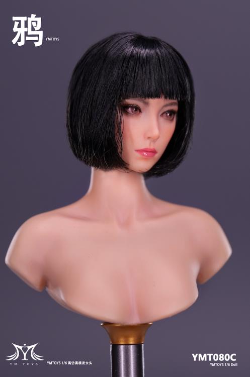 Female Head Sculpt 1/6 Scale Accessory (YMT080C) Gallery Image 6