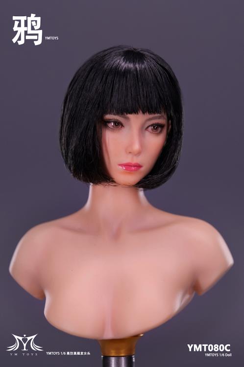 Female Head Sculpt 1/6 Scale Accessory (YMT080C) Gallery Image 4