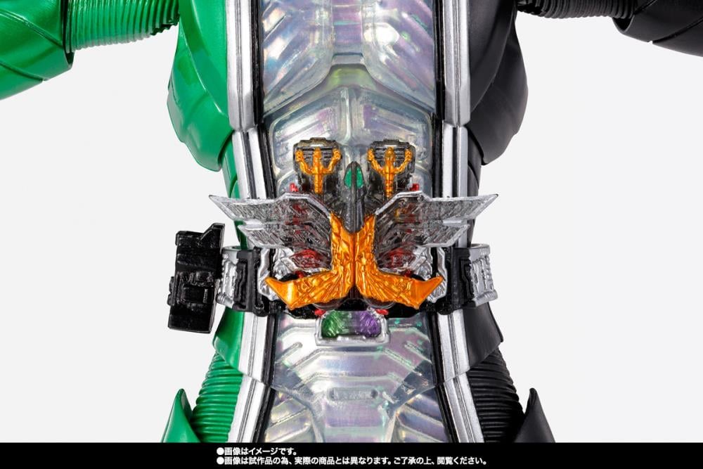 Kamen Rider W S.H.Figuarts -Shinkocchou Seihou- Kamen Rider Double Cyclone Joker Extreme Exclusive Action Figure Gallery Image 8