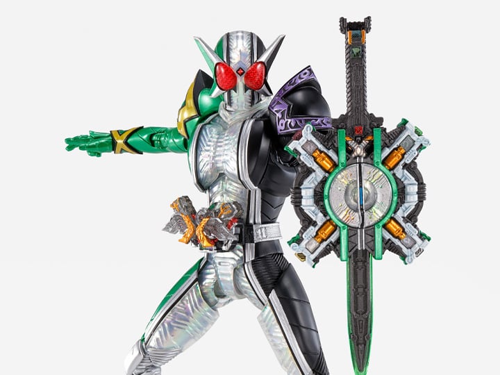 Kamen Rider W S.H.Figuarts -Shinkocchou Seihou- Kamen Rider Double Cyclone Joker Extreme Exclusive Action Figure Gallery Image 1